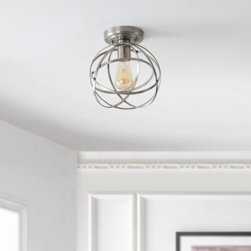 Alma 13" Metal LED Flush Mount - JONATHAN Y